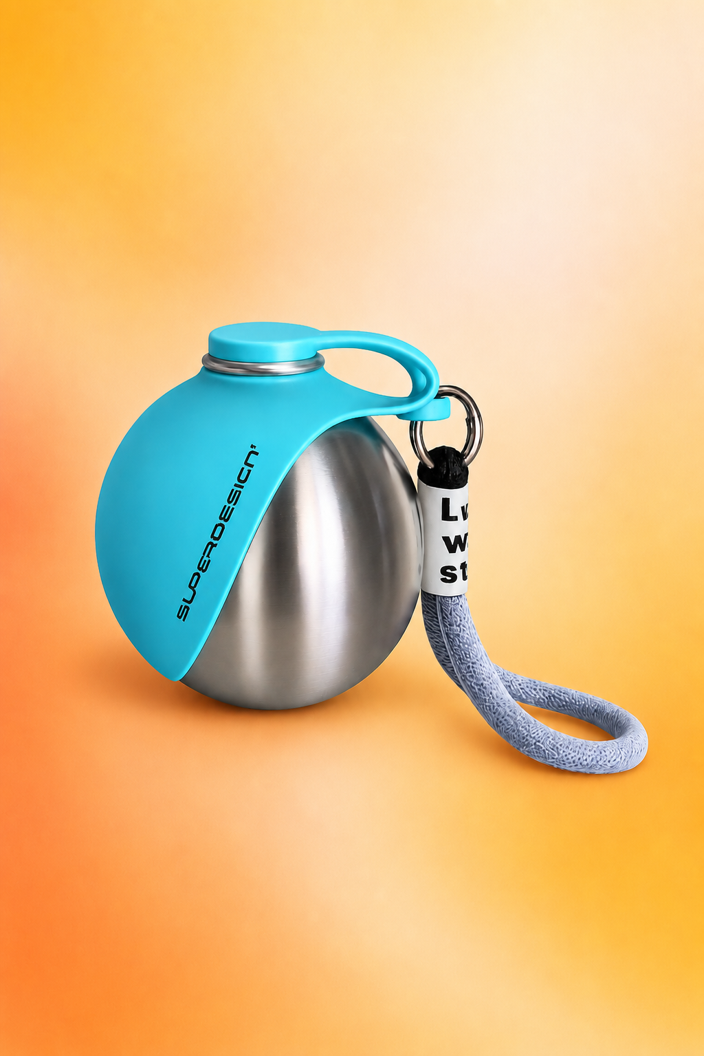 2-en-1 botella portatil
