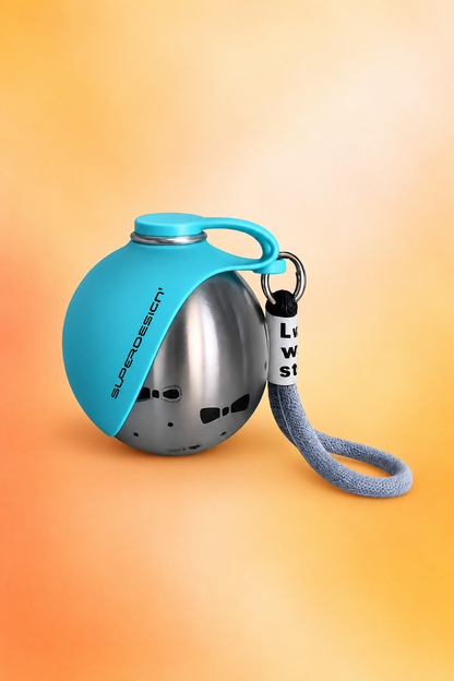 2-en-1 botella portatil
